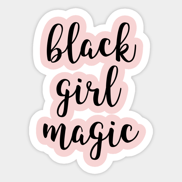 Black Girl Magic Sticker by gatherandgrace